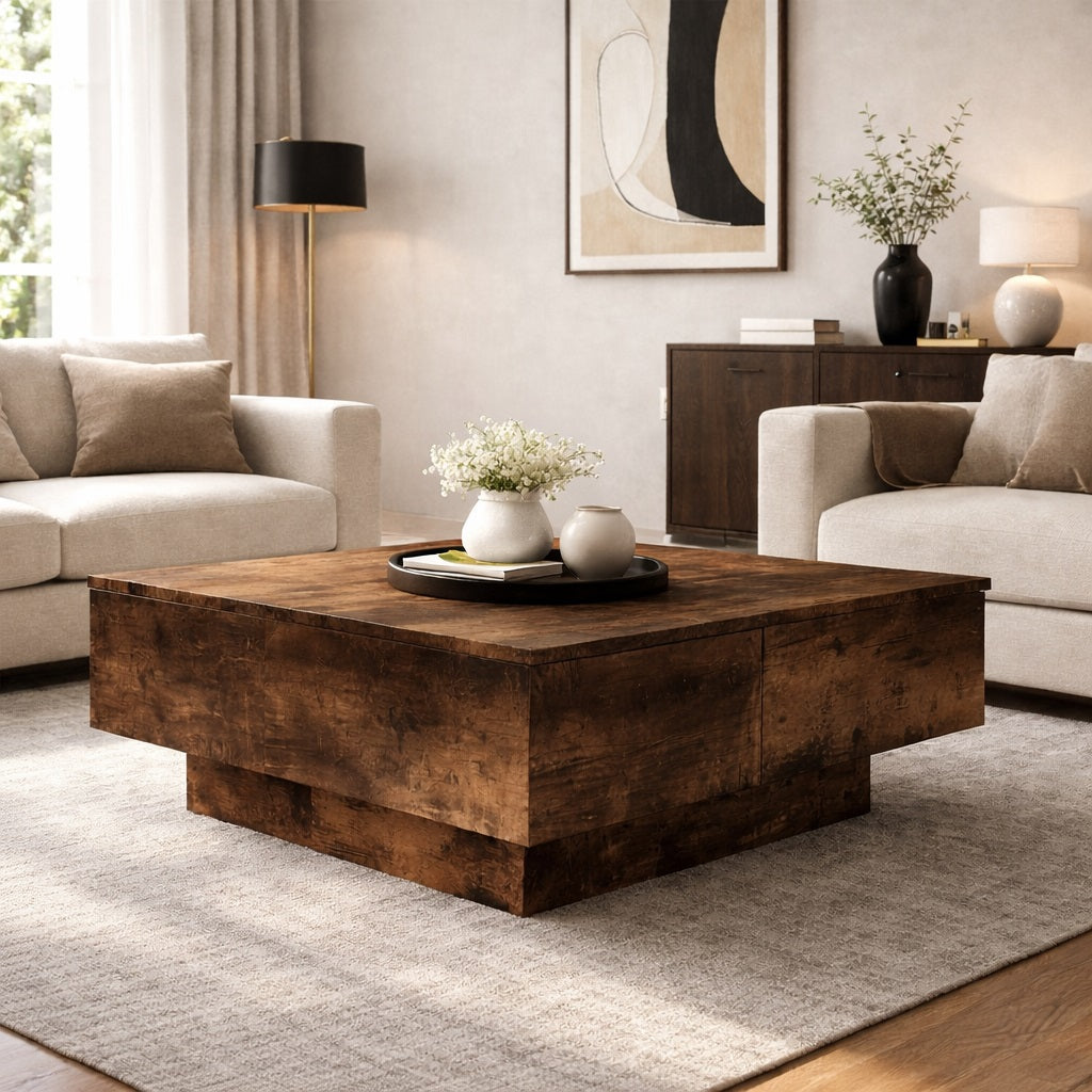 Table basse en bois Image