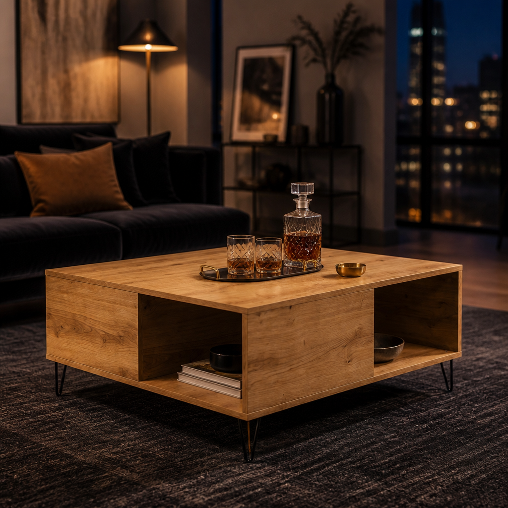 Table basse en chene Solen