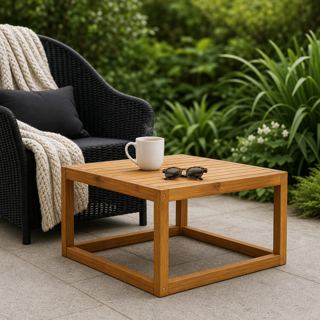 Table basse de jardin Acacia Faro