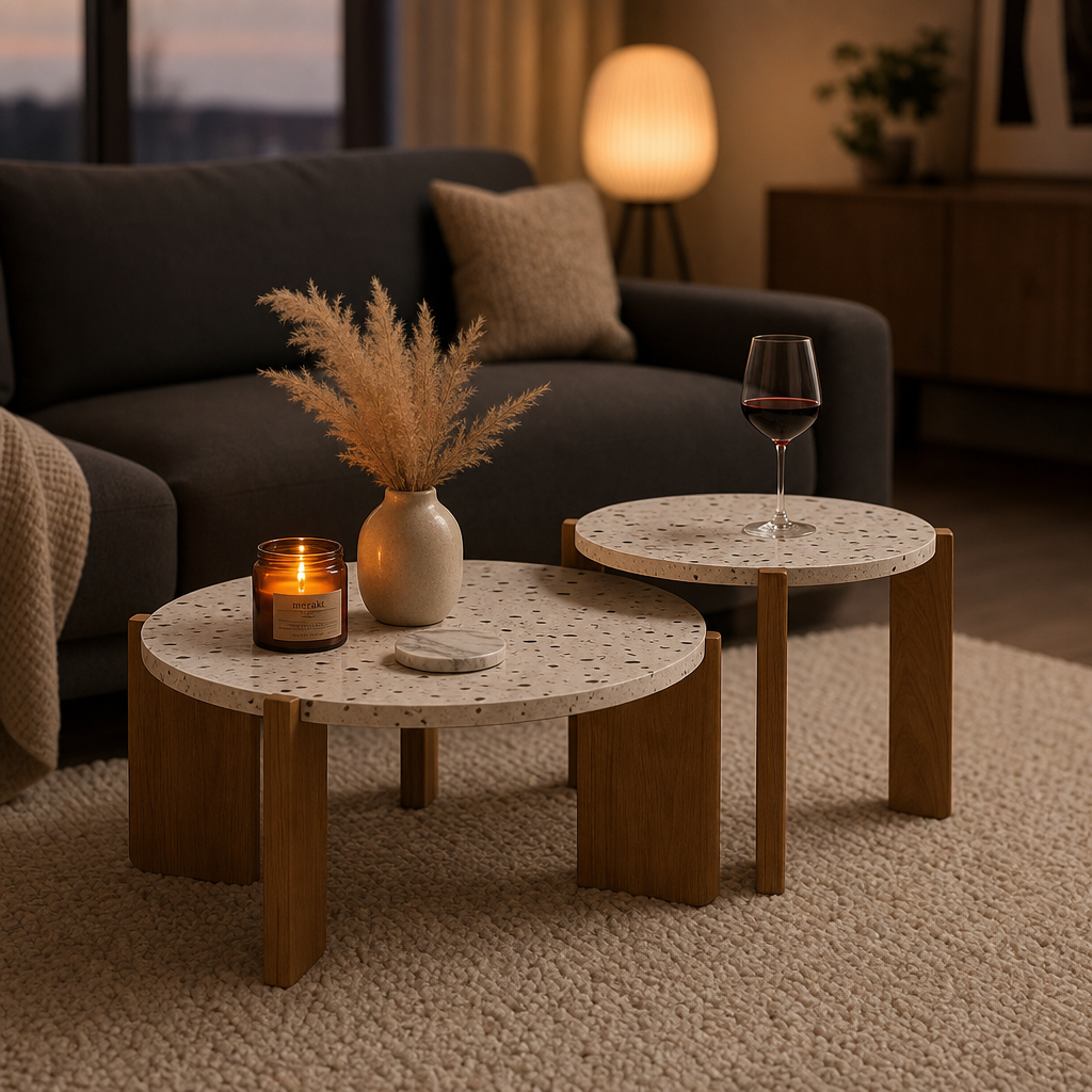 Table basse gigogne Calyra Duo