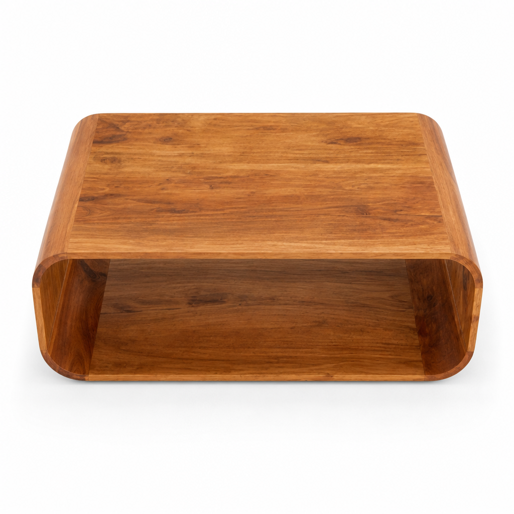 Table Basse en bois d'Acasia massif Nysa