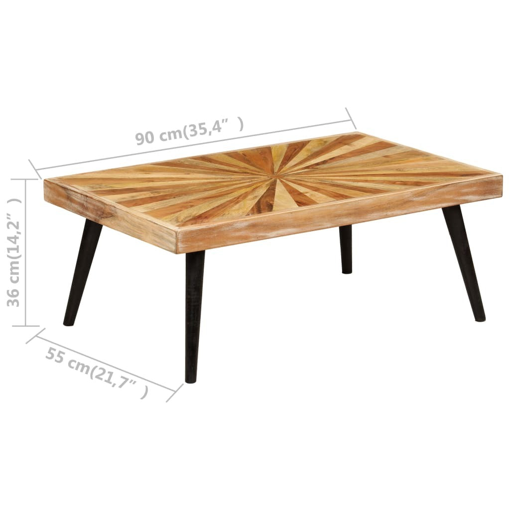 Table en bois massif Amaria
