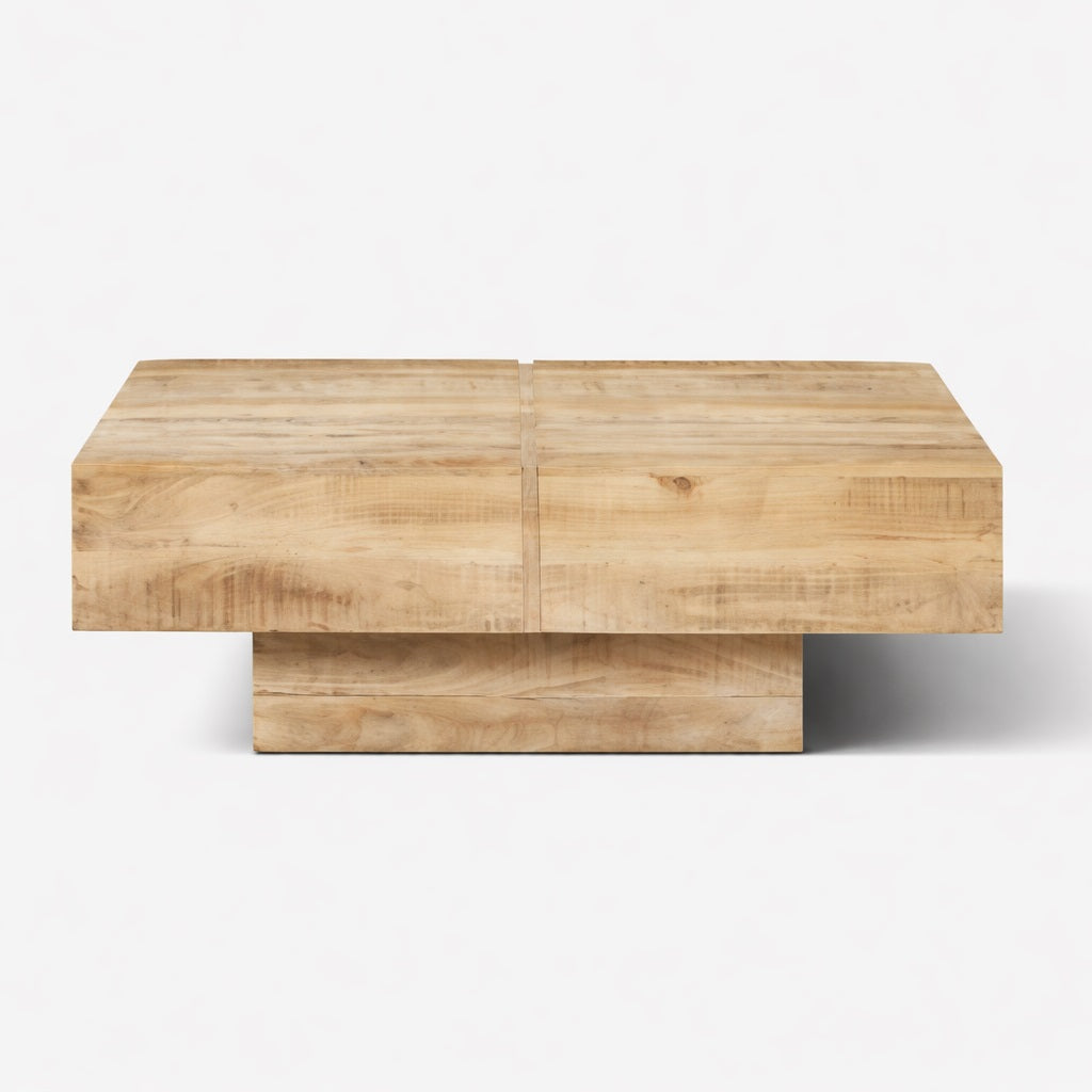 Table basse en bois massif Luna