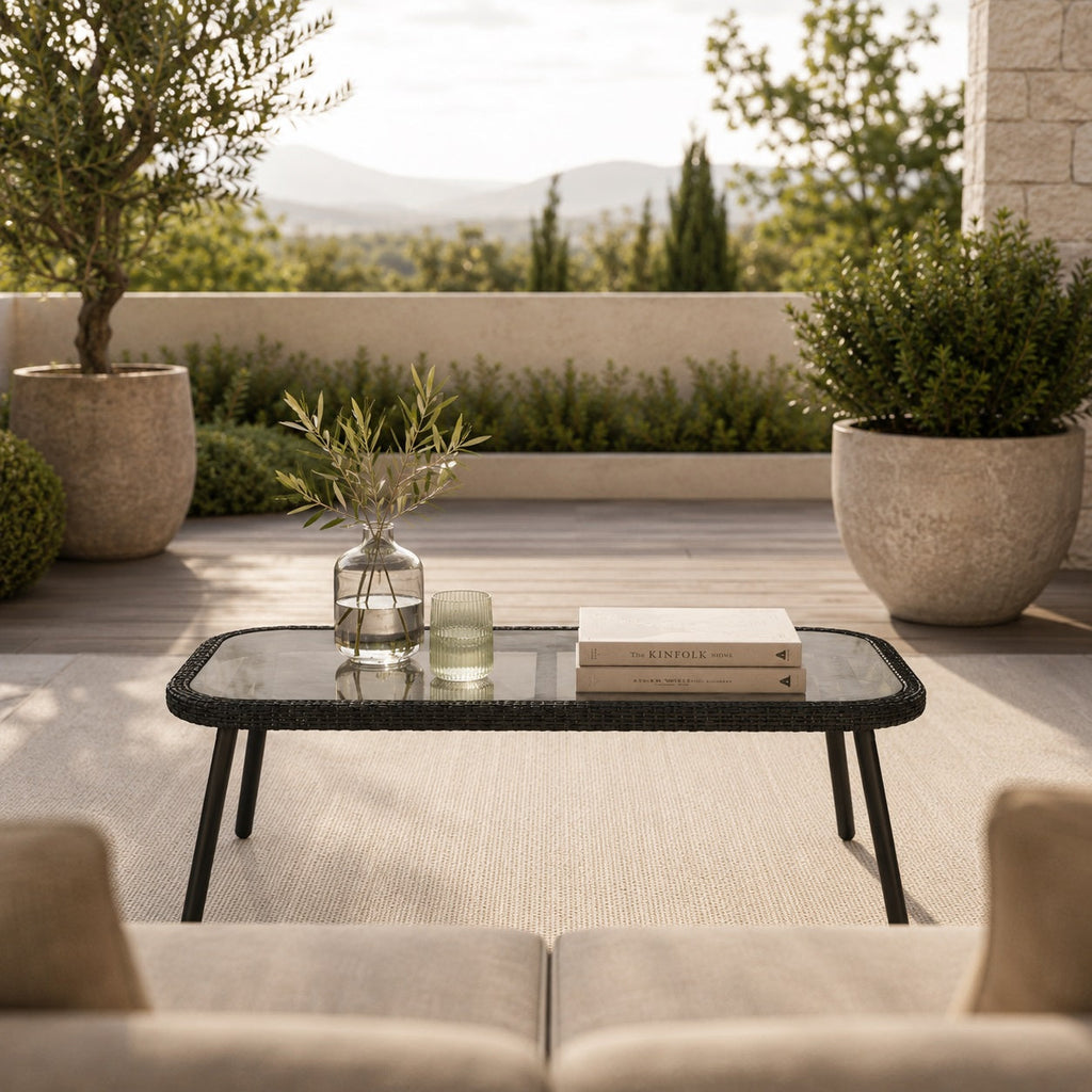 Table basse extérieure tressée Riviera - photo 14