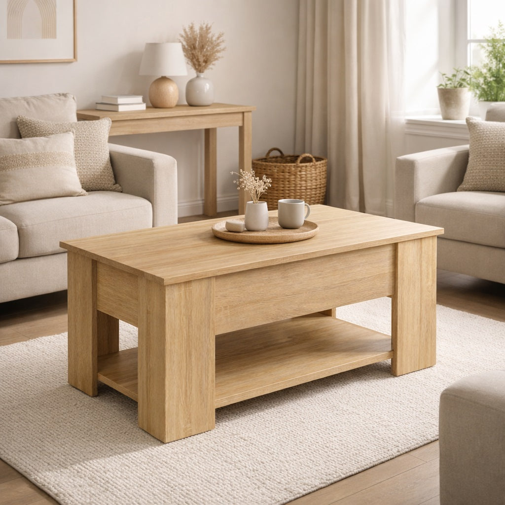 Table basse relevable en bois Elian - photo 11
