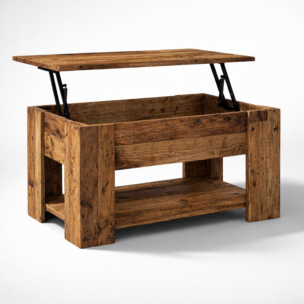 Table basse relevable en bois Elian - photo 12