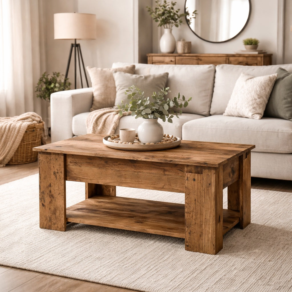 Table basse relevable en bois Elian - photo 14