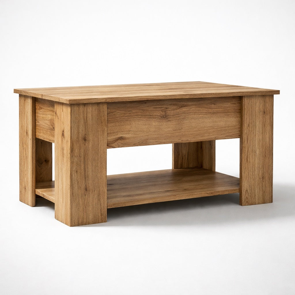 Table basse relevable en bois Elian - photo 3