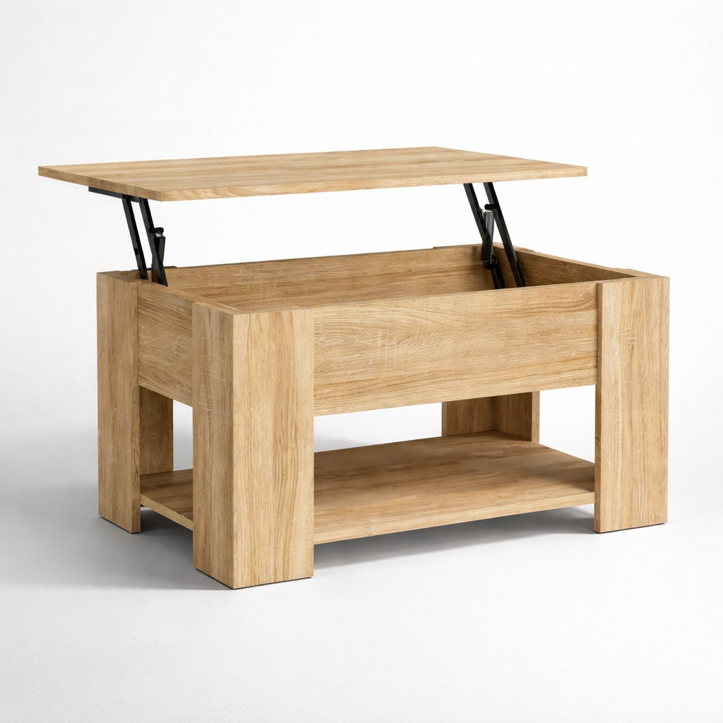 Table basse relevable en bois Elian - photo 9