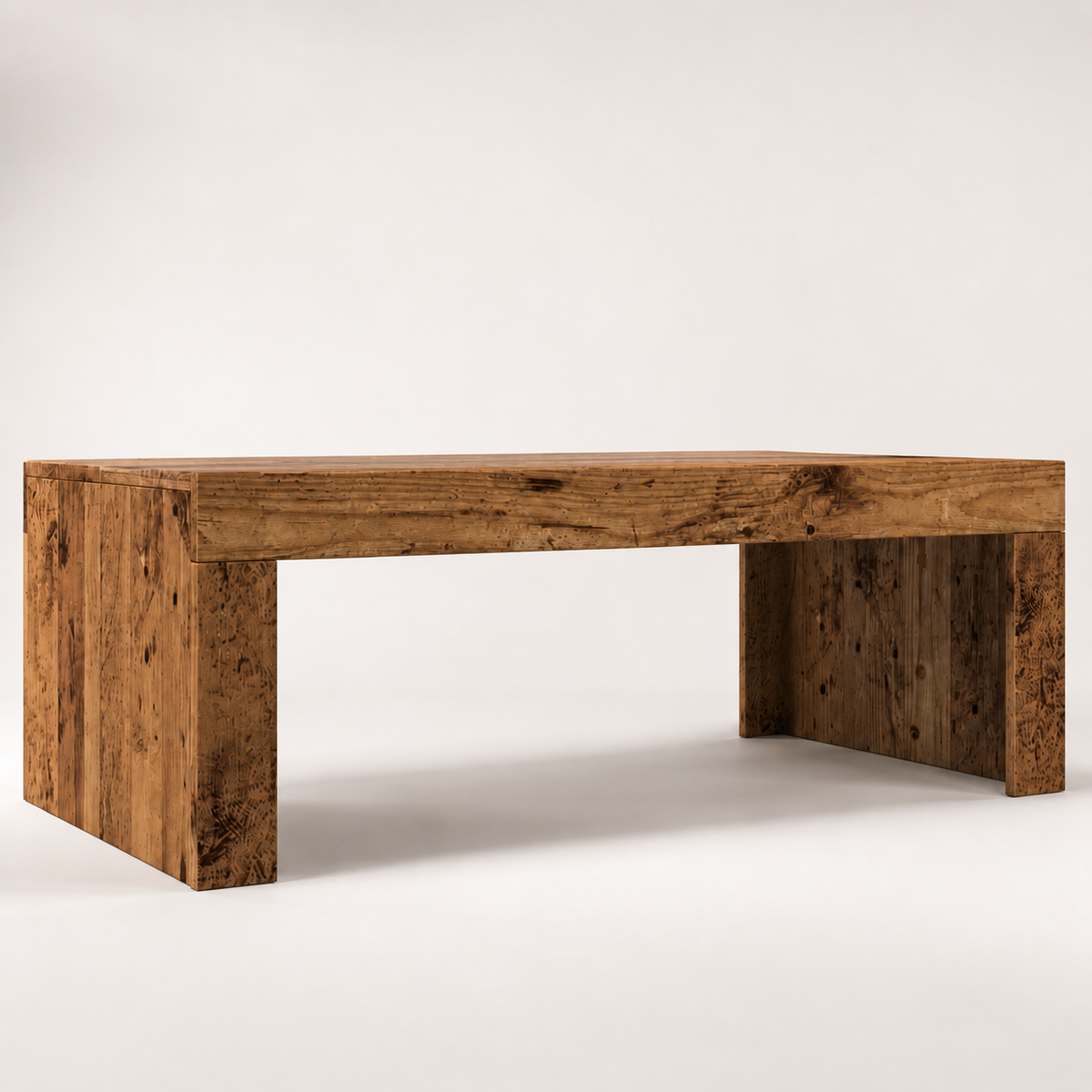 Table basse en bois vintage Rico